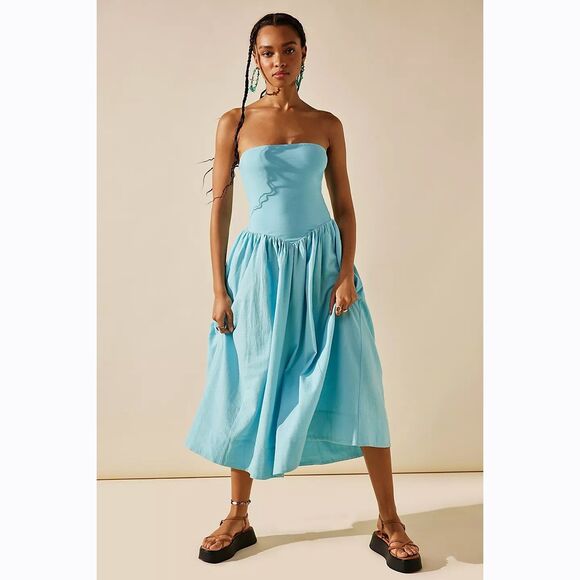 free people strapless drop waist dress Elegant Long Chiffon Hot Pink Evening Dresses With Cape A-Line One Sho –  PreppyDress